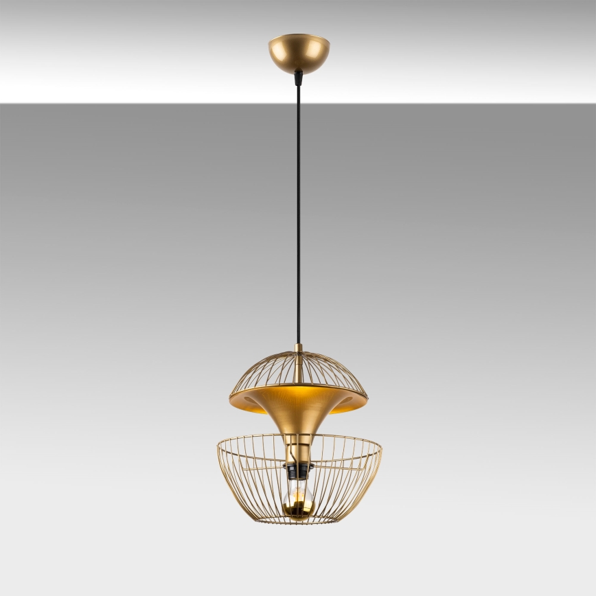 Lampadario a sospensione con filo TELMANDER 1xE27/40W/230V oro