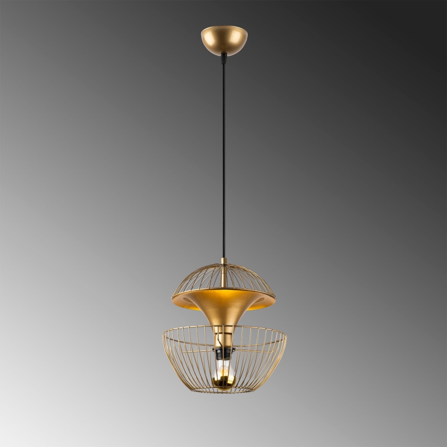 Lampadario a sospensione con filo TELMANDER 1xE27/40W/230V oro