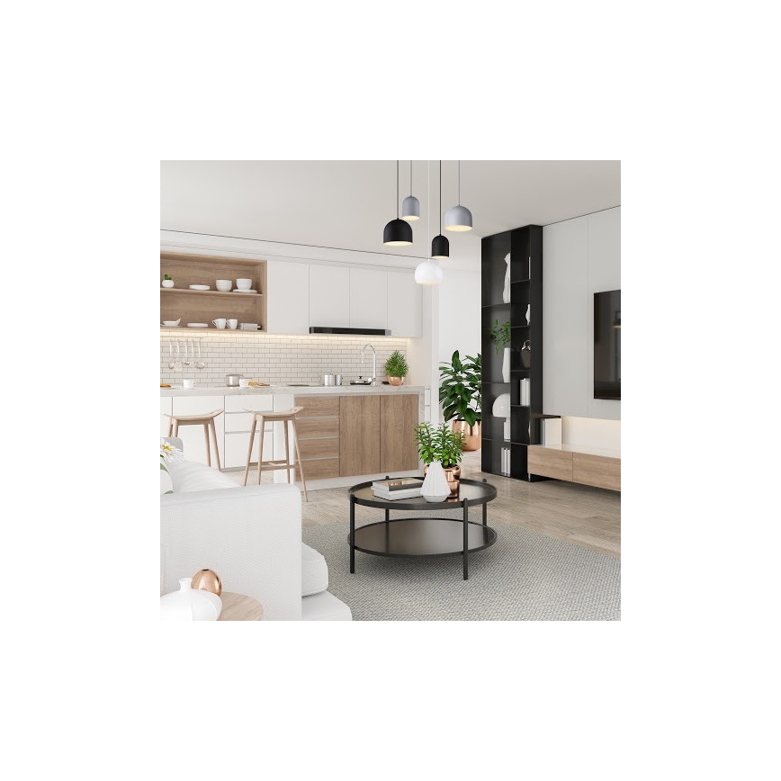 Lampadario a sospensione con filo TEMPRE 5xE27/60W/230V