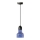 Lampadario a sospensione con filo TERRAZZO 1xE27/60W/230V diametro 12 cm blu