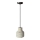 Lampadario a sospensione con filo TERRAZZO 1xE27/60W/230V diametro 12 cm color crema