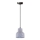 Lampadario a sospensione con filo TERRAZZO 1xE27/60W/230V diametro 12 cm grigio