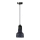 Lampadario a sospensione con filo TERRAZZO 1xE27/60W/230V diametro 12 cm nero