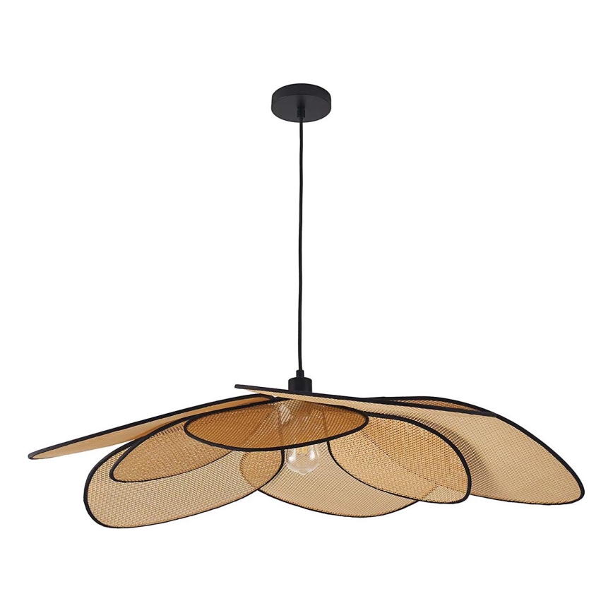 Lampadario a sospensione con filo TOBAGO 1xE27/20W/230V diametro 100 cm beige