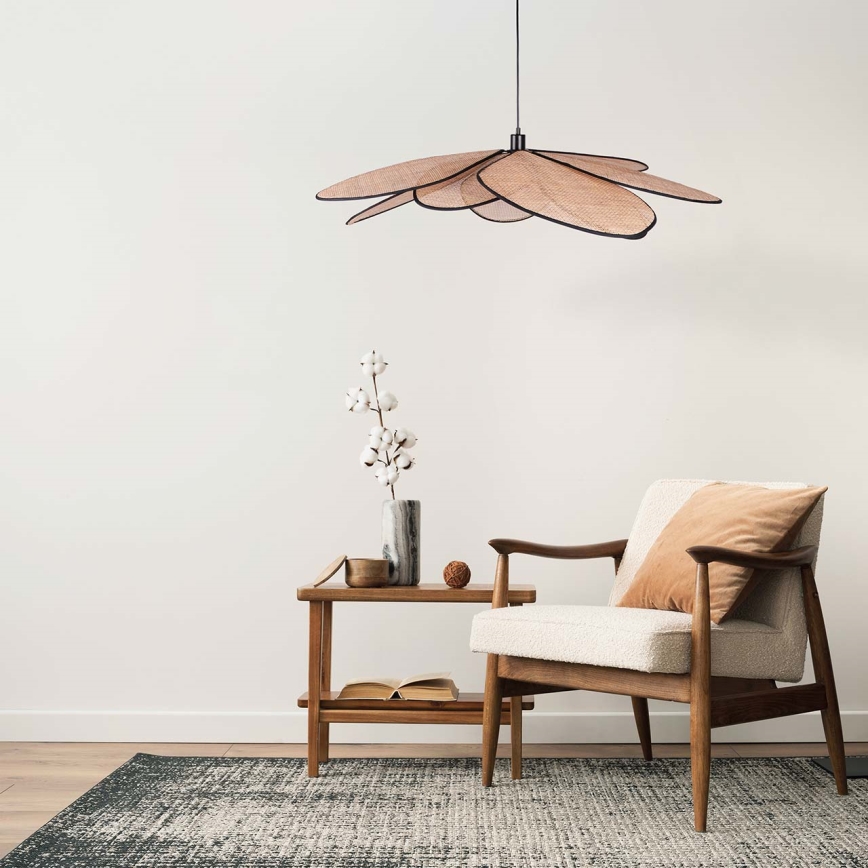 Lampadario a sospensione con filo TOBAGO 1xE27/20W/230V diametro 100 cm beige