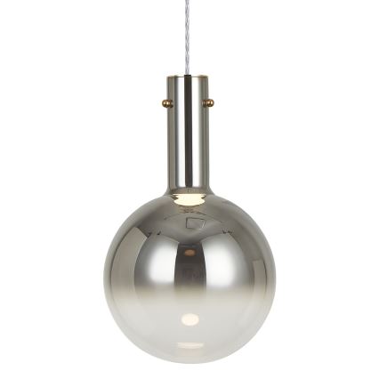 Lampadario a sospensione con filo TORONTO 1xGU10/8W/230V cromo lucido