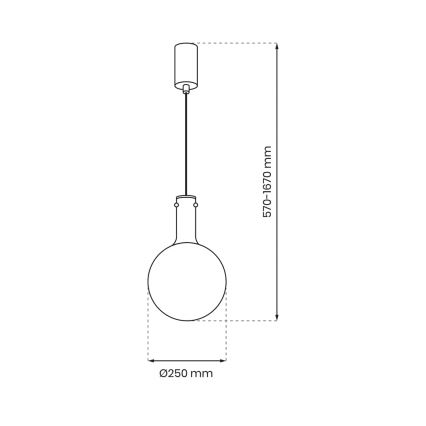 Lampadario a sospensione con filo TORONTO 1xGU10/8W/230V cromo lucido