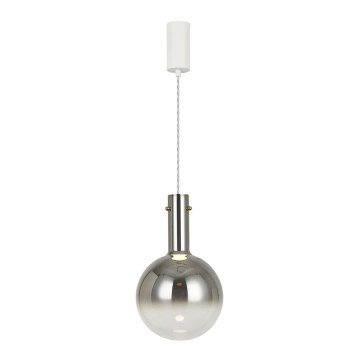Lampadario a sospensione con filo TORONTO 1xGU10/8W/230V cromo lucido