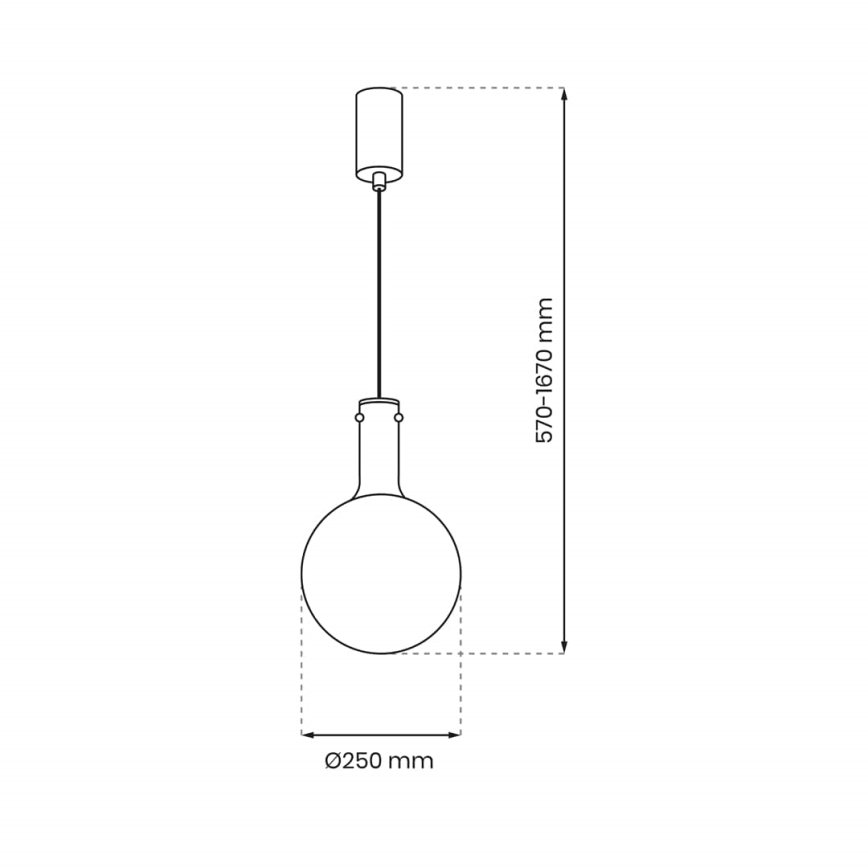 Lampadario a sospensione con filo TORONTO 1xGU10/8W/230V grigio