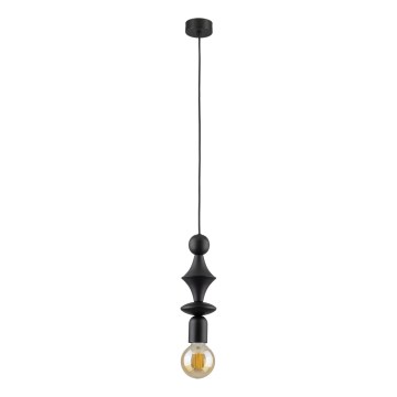 Lampadario a sospensione con filo TOWER 1xE27/15W/230V nero