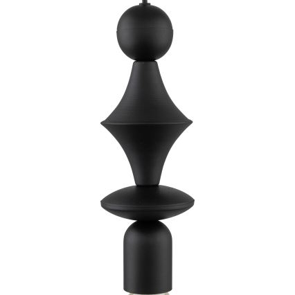Lampadario a sospensione con filo TOWER 1xE27/15W/230V nero