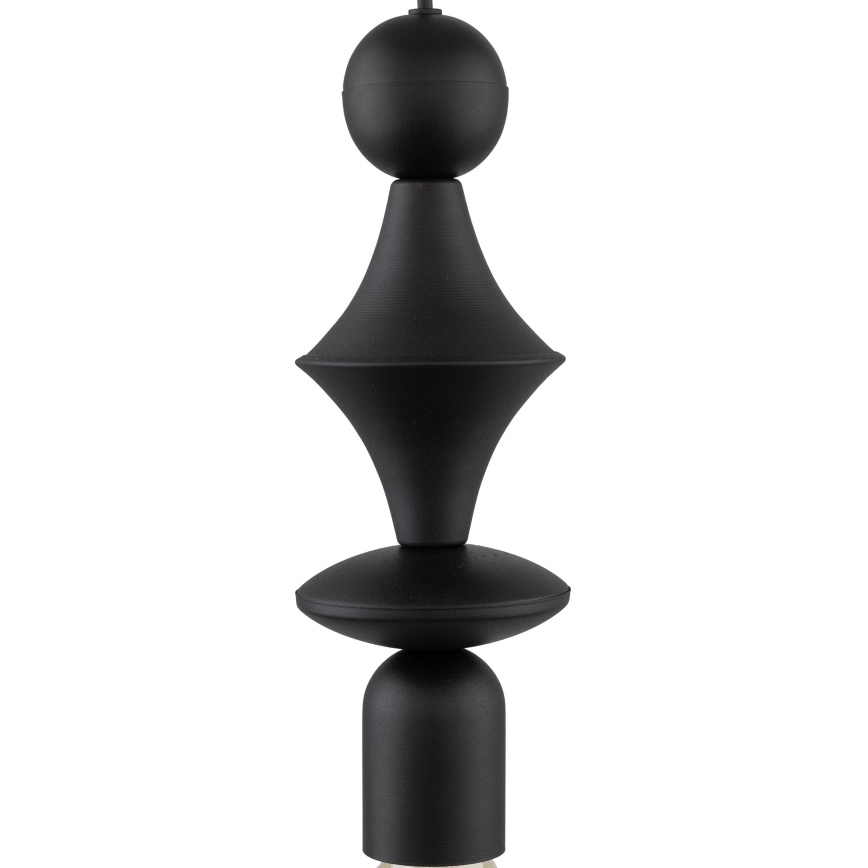 Lampadario a sospensione con filo TOWER 1xE27/15W/230V nero