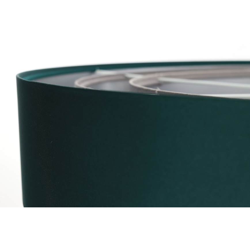 Lampadario a sospensione con filo TRINITI 1xE27/60W/230V verde/cromo lucido/grigio