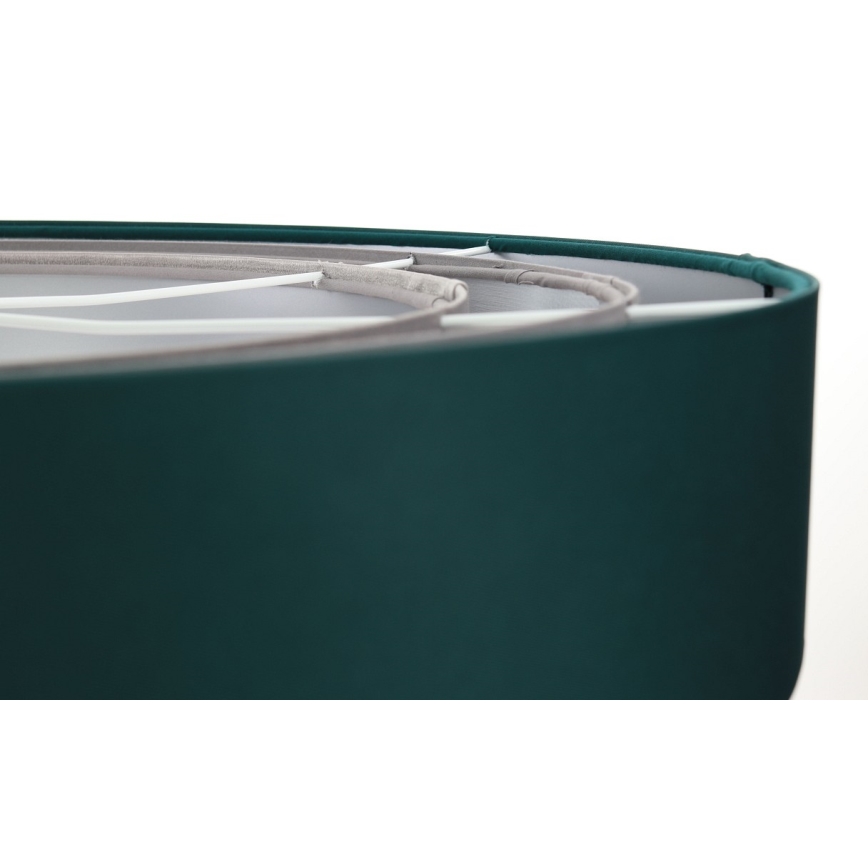 Lampadario a sospensione con filo TRINITI 1xE27/60W/230V verde/cromo lucido/grigio