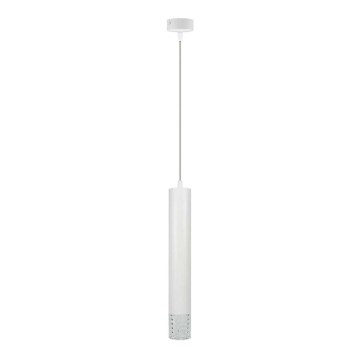 Lampadario a sospensione con filo TUBI 1xGU10/8W/230V bianco