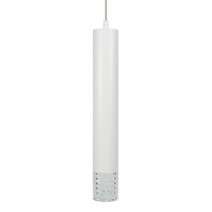 Lampadario a sospensione con filo TUBI 1xGU10/8W/230V bianco