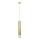 Lampadario a sospensione con filo TUBI 1xGU10/8W/230V oro