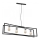 Lampadario a sospensione con filo TUNJA 4xE27/60W/230V nero/cromo lucido