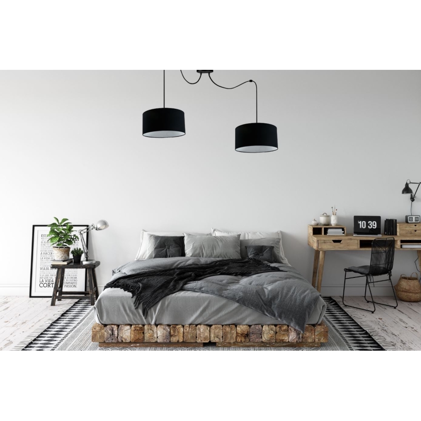 Lampadario a sospensione con filo TUZ 2xE27/60W/230V ragno