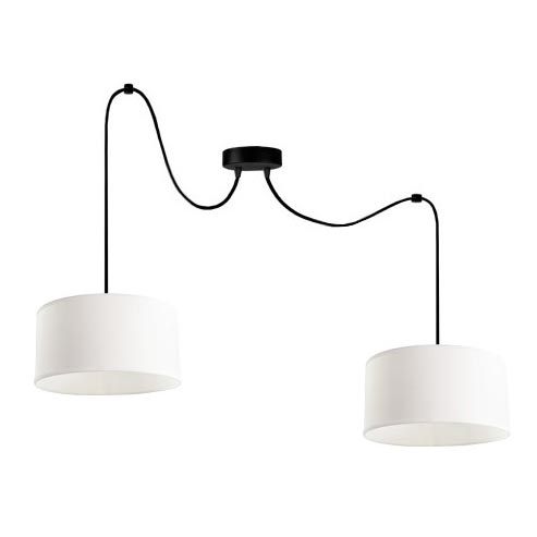 Lampadario a sospensione con filo TUZ 2xE27/60W/230V ragno