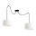 Lampadario a sospensione con filo TUZ 2xE27/60W/230V ragno