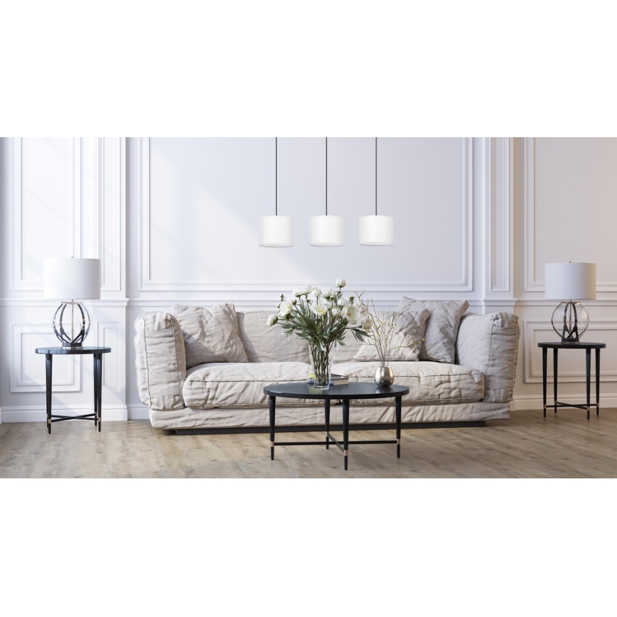 Lampadario a sospensione con filo TUZ 3xE27/60W/230V