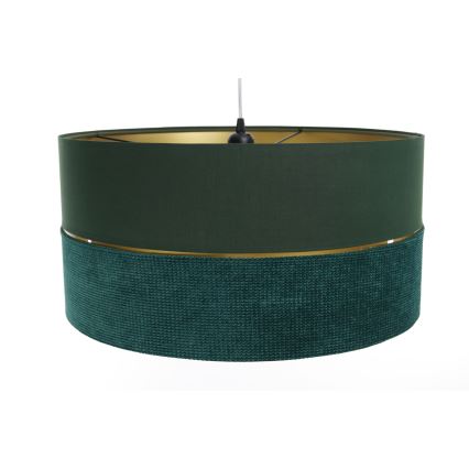 Lampadario a sospensione con filo TWIST 1xE27/60W/230V verde/oro