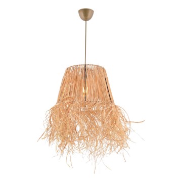 Lampadario a sospensione con filo VALANCE 1xE27/40W/230V marrone