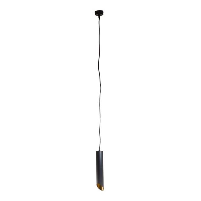 Lampadario a sospensione con filo VALDA 1xGU10/30W/230V 132 cm nero
