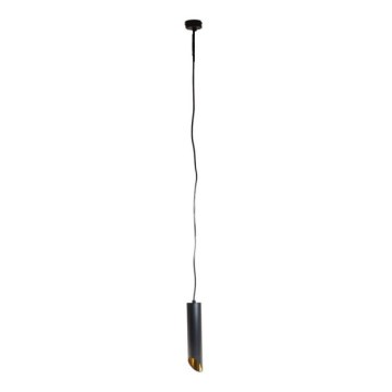 Lampadario a sospensione con filo VALDA 1xGU10/60W/230V 132 cm nero