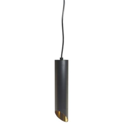 Lampadario a sospensione con filo VALDA 1xGU10/60W/230V 132 cm nero