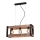 Lampadario a sospensione con filo VARNA 3xE27/40W/230V quercia