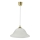 Lampadario a sospensione con filo VERA 1xE27/60W/230V oro/bianco
