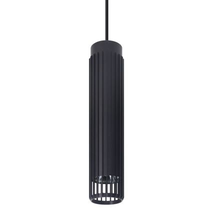 Lampadario a sospensione con filo VERTICAL 1xGU10/8W/230V nero