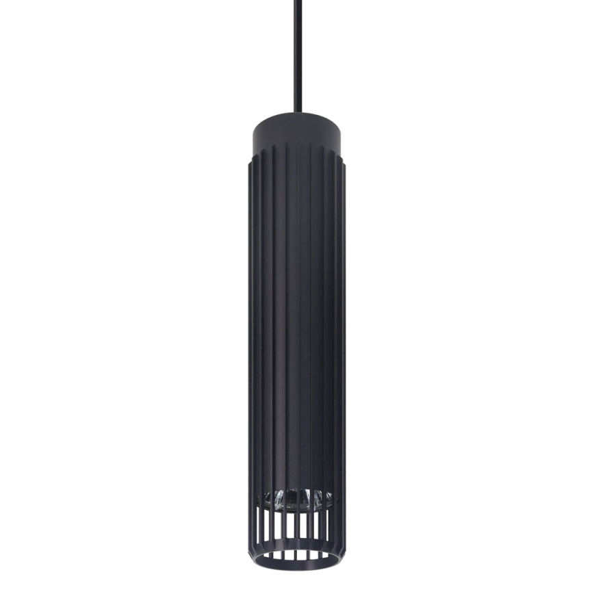 Lampadario a sospensione con filo VERTICAL 1xGU10/8W/230V nero