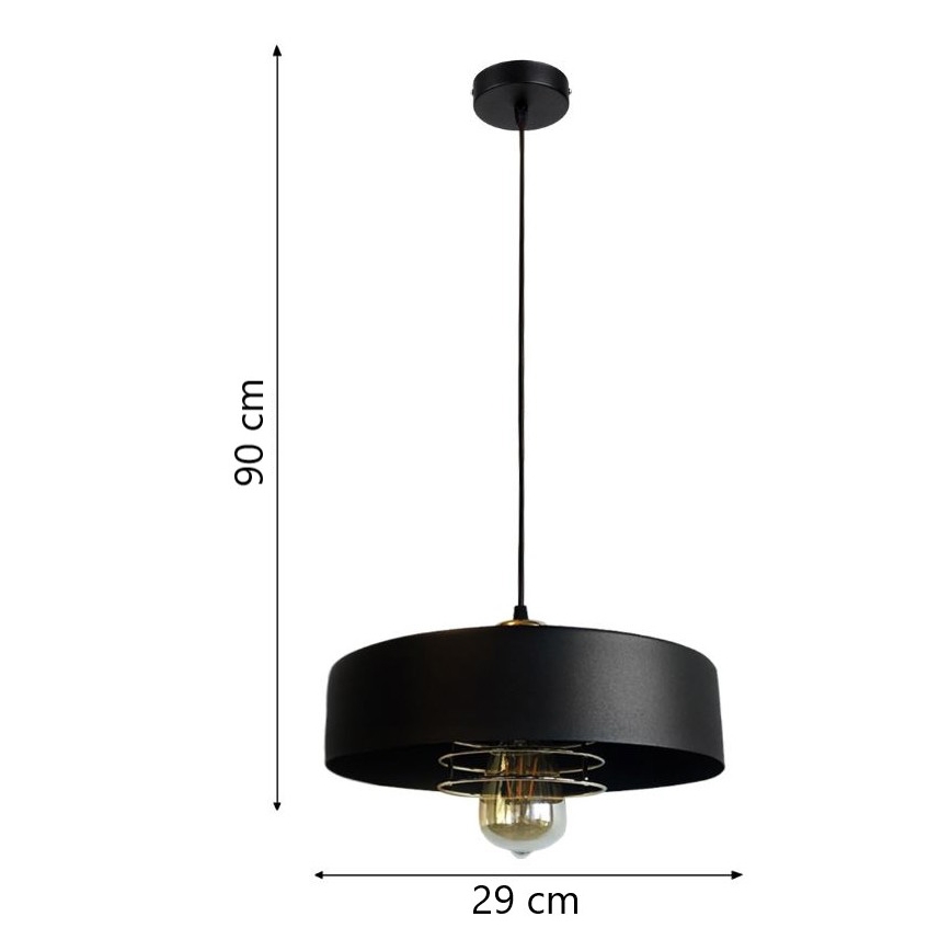 Lampadario a sospensione con filo VEST 1xE27/60W/230V