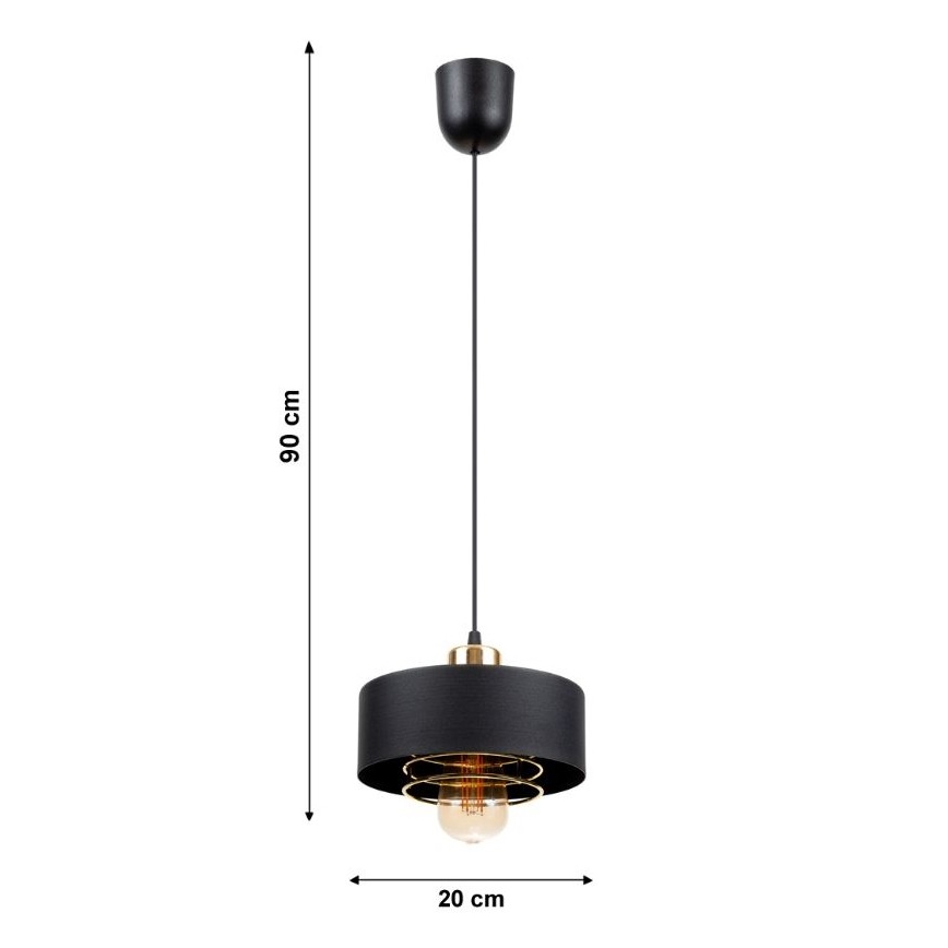 Lampadario a sospensione con filo VEST 1xE27/60W/230V