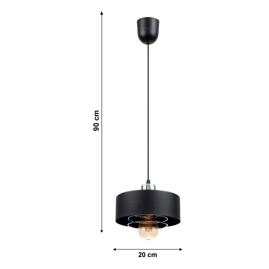 Lampadario a sospensione con filo VEST 1xE27/60W/230V