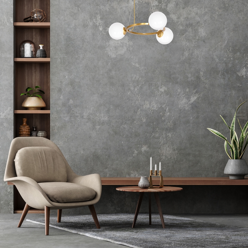 Lampadario a sospensione con filo VIENNA 3xE14/40W/230V