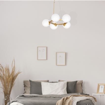 Lampadario a sospensione con filo VIENNA 5xE14/40W/230V