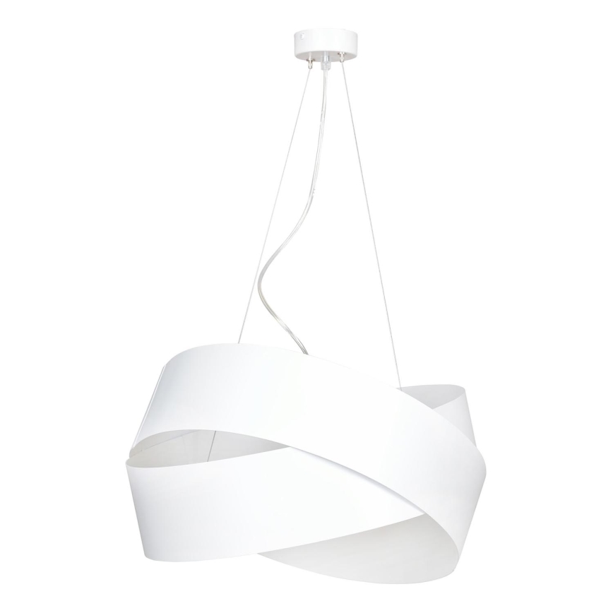 Lampadario a sospensione con filo VIENO 3xE27/15W/230V bianco