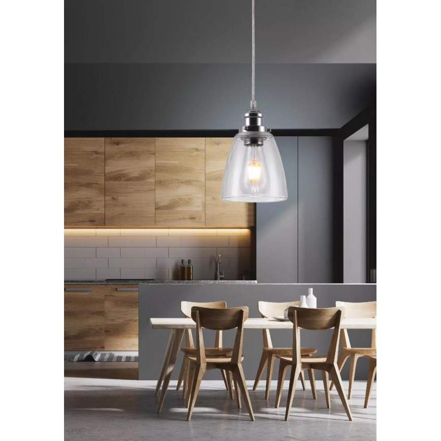 Lampadario a sospensione con filo VOICE 1xE27/40W/230V