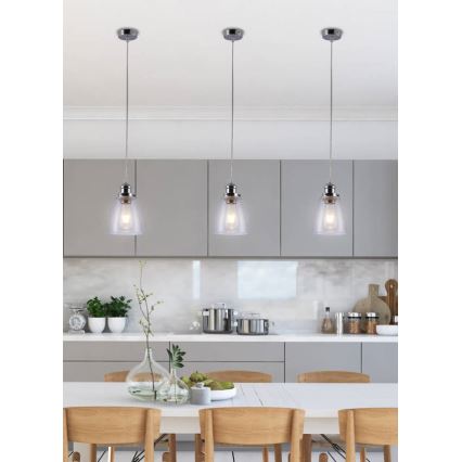 Lampadario a sospensione con filo VOICE 1xE27/40W/230V