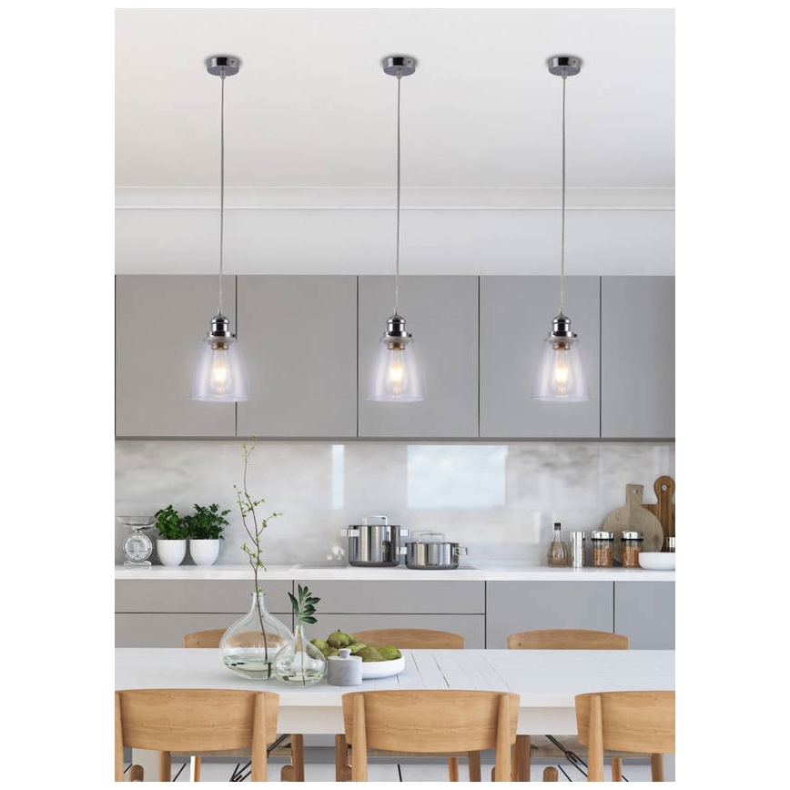 Lampadario a sospensione con filo VOICE 1xE27/40W/230V