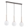 Lampadario a sospensione con filo VOLDA 3xE14/40W/230V ottone