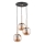 Lampadario a sospensione con filo VOLDA 3xE27/15W/230V diametro 52 cm ottone