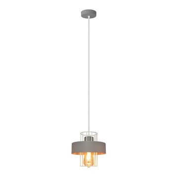 Lampadario a sospensione con filo VOLTA 1xE27/15W/230V grigio