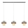 Lampadario a sospensione con filo VOLTA 3xE27/15W/230V grigio