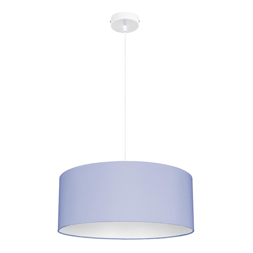 Lampadario a sospensione con filo WERT 1xE27/60W/230V blu