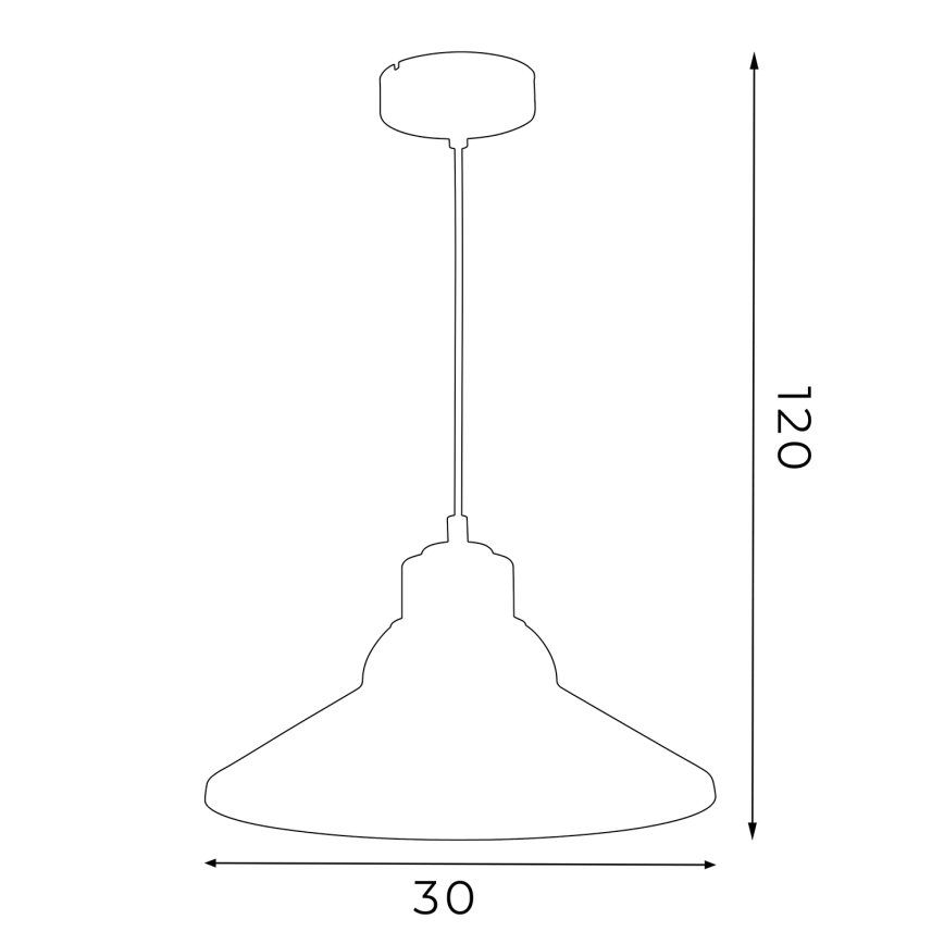 Lampadario a sospensione con filo WORKS 1xE27/15W/230V rosso